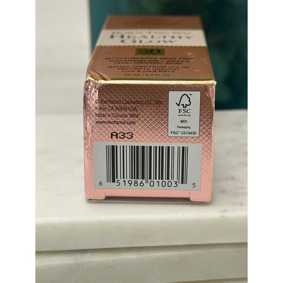 Too Faced NIB Born This Way Healthy Glow SPF 30 Moisturizing Skin Tint - Chai - Picture 5 of 6